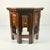 1970s Vintage Boho Chic Moroccan Mediterranean Octagonal Wood Inlaid Drinks Table For Sale - Image 10 of 12