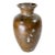 Mid-Century Japanese Asian Modern Bronze Vase With Patina For Sale