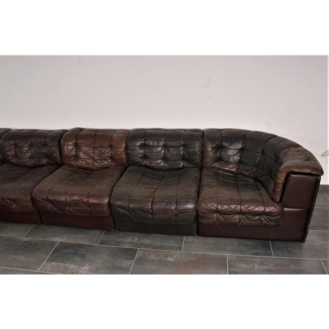 Ds11 Corner Sofa Elements from de Sede, Set of 7 For Sale - Image 6 of 11