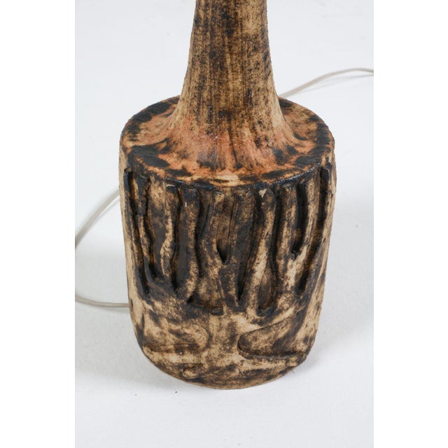 Mid 20th Century Danish Ceramic Table Lamp For Sale In Providence - Image 6 of 7