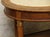 Mid 20th Century Oval Side Table With Marble Top For Sale - Image 6 of 10