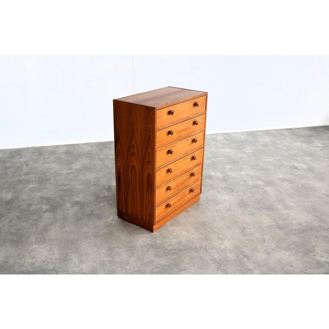 Mid-Century Modern Vintage Chest of Drawers in Teak, 1960s For Sale - Image 3 of 9