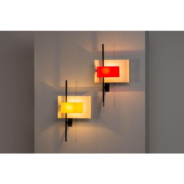 Model 2020 Wall Lamps attributed to Bruno Gatta for Stilnovo, Italy, 1955, Set of 2 For Sale - Image 12 of 16