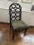 1950s 1950s Vintage Painted Mahogany Wood Loop Arm Chair with Seat Cushion Styled After Frances Elkins For Sale - Image 5 of 11