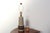 Wood Vintage Gordon and Jane Martz Taupe Ceramic and Walnut Table Lamp With Finial For Sale - Image 7 of 16