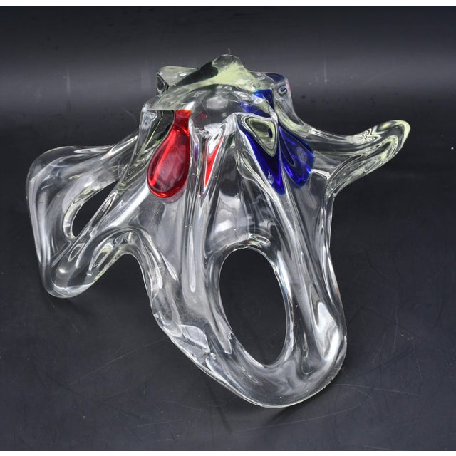 1970s Midcentury Murano Glass Vase, 1970s For Sale - Image 5 of 12