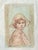 Vintage Hibble Portrait of Girl With Hat Lithograph For Sale - Image 11 of 12