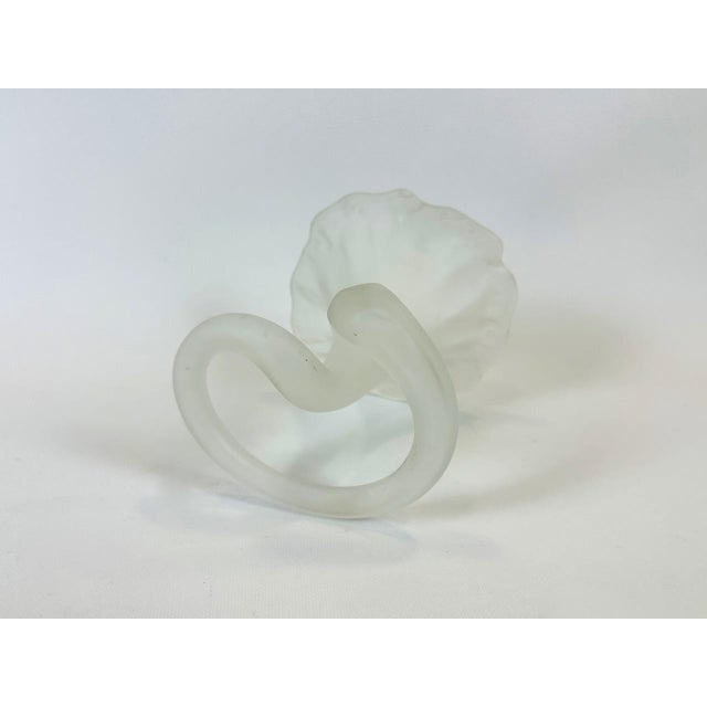 Vintage Handmade Frosted Glass Lilly Vase from Stiver, 1970s, in Flawless conditions. Designed 1970 to 1979 This piece is...