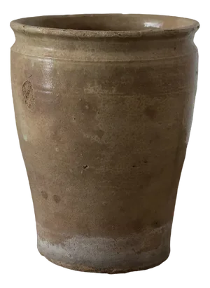 Ceramic Albarello Jar, 1800s