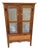 Vintage Early American Primitive Rustic Style Pie Safe Cabinet With Punched Tin Front Panels For Sale