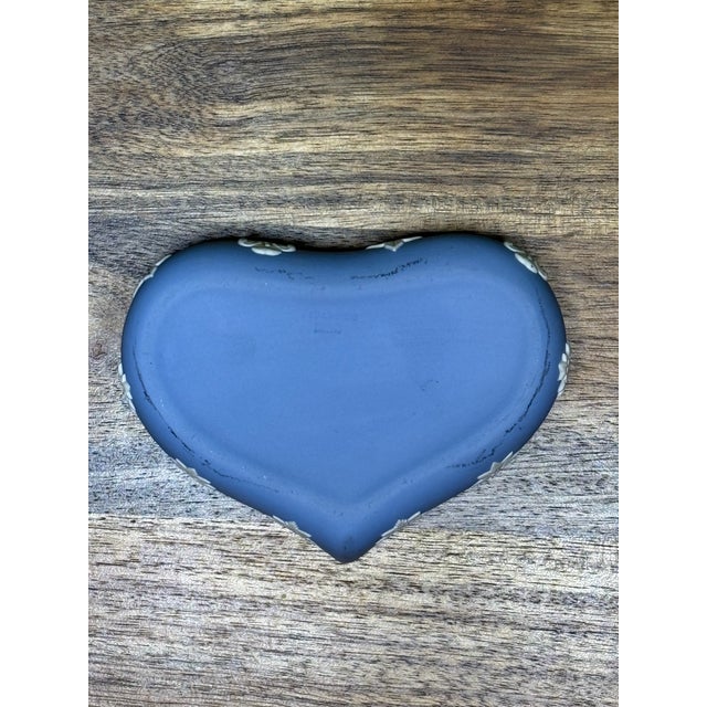 Vintage Wedgwood Jasperware Heart-Shaped Trinket Box For Sale - Image 11 of 12