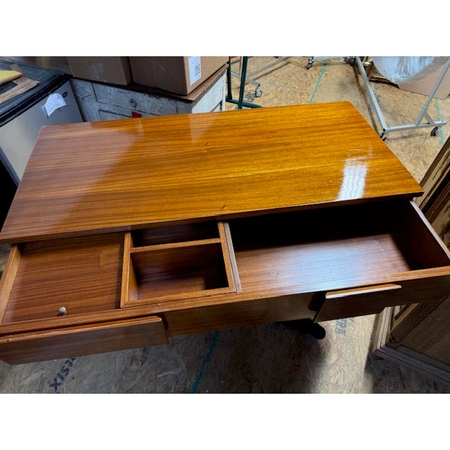 Modern Italian Gio Ponti Manner Walnut Chest For Sale - Image 9 of 9