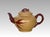1970s Vintage Bamboo Yixing Zisha Chinese Unglazed Tea Pot With Bamboo Handle & Spout For Sale - Image 5 of 9