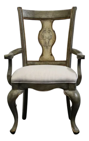 Hooker / Fookyik Furniture Italian Tuscan Style Shabby Chic Dining Arm Chair 5145-75400