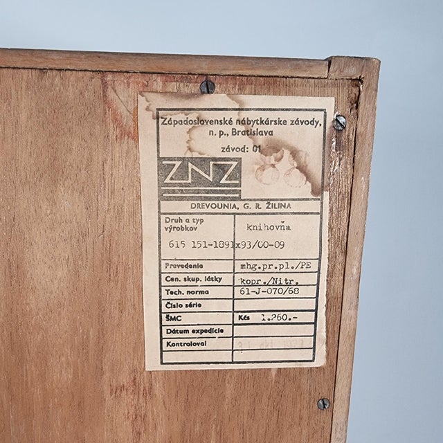 Vintage Bookcase in Beech, 1970s For Sale - Image 3 of 10