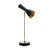 Black Brass Wormhole Table Lamp by Simone Calcinai for Brass Brothers For Sale