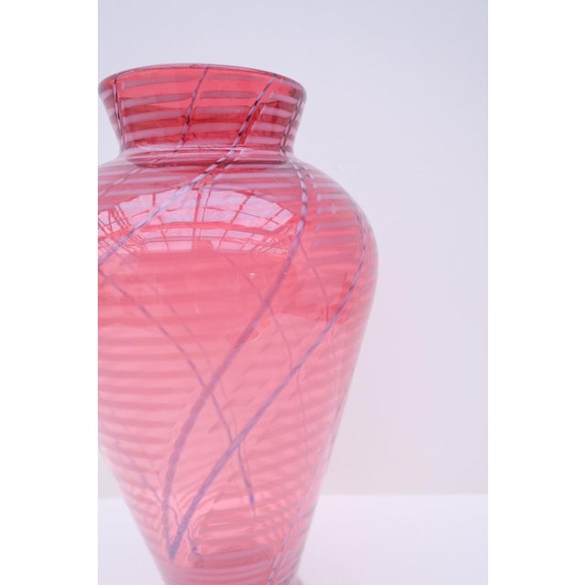 1980s Murano Glass Vase by Michelotto, 1980s For Sale - Image 5 of 6