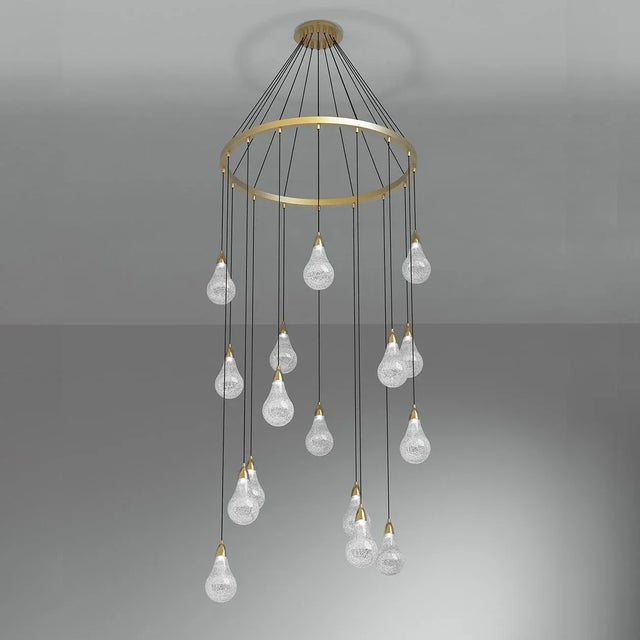 Satin Black With Brushed Brass and Matt Alabaster Glass Ceiling Light For Sale - Image 4 of 6