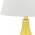Modern 24 Inch H Gourd Glass Table Lamp in Yellow - a Pair For Sale - Image 3 of 4