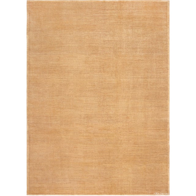 Decorative Modern Warm Beige Rug, Country of origin: India, Circa date: Modern