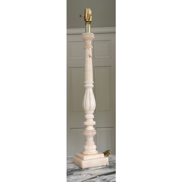 Restoration Hardware Style Neoclassical Column Lamp For Sale - Image 11 of 15