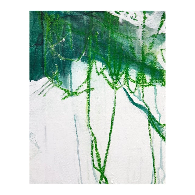 Mossy Echo Set of 4 — Contemporary Abstract Paintings by Mary Elizabeth Marvin For Sale - Image 4 of 9