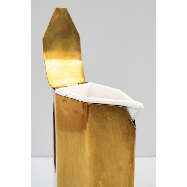 Metal Mid-Century Brass Carafe, 1950s For Sale - Image 7 of 11