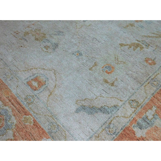 Oushak Luxury Rug For Sale - Image 11 of 18