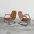 Set of Tubular Armchairs in Cognac Leather, 1930s For Sale - Image 12 of 14