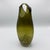Large Mid-Century Hand-Blown Olive Green and White Spatter Art Glass Vase, 1970s For Sale - Image 4 of 17