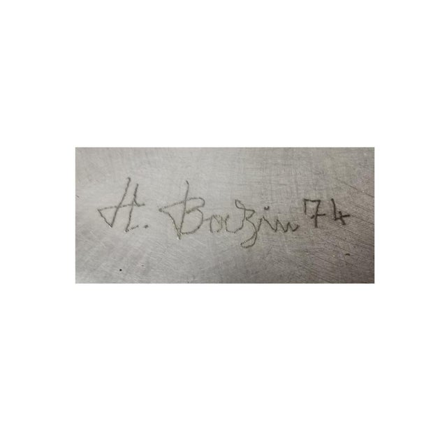 1970s Herbert Richard Max Bodzin, Abstract Sculpture, 1974, Steel For Sale - Image 5 of 6