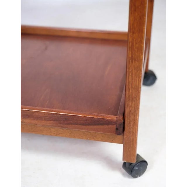 Roll Coffee Tables with Serving Tray in Walnut, 1960s, Set of 2 For Sale - Image 11 of 13