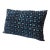 Indigo Cotton Lumbar Hearts Pillow For Sale