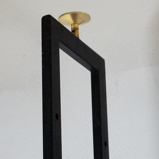 Mid-Century Italian Modular Freestanding Floor to Ceiling Book Case, 1950s For Sale - Image 4 of 16