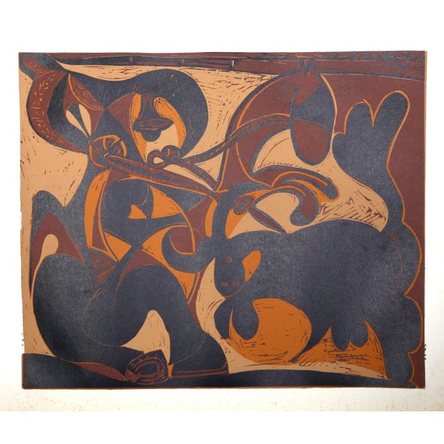 Cubism Pique (8), Pablo Picasso Linocut For Sale - Image 3 of 3