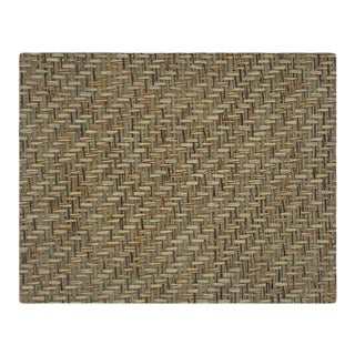 Scalamandre Natural Zibi Weave Heather Wallpaper Roll For Sale