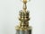 1920s French Gagneau Paris Steel and Brass Table Lamps with Waterleaves - Pair For Sale - Image 4 of 9