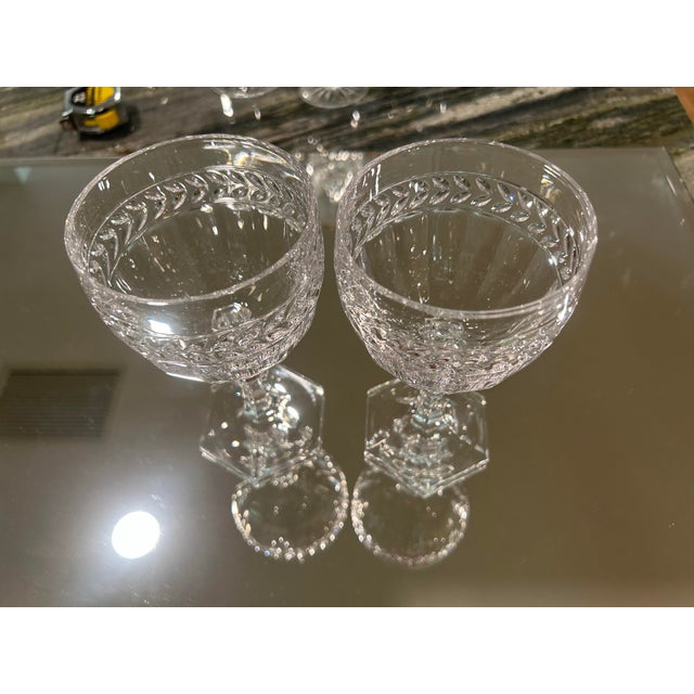 Product Information for pair of Villeroy & Boch wine glasses Height: 6 inches Width: 3 1/4 inches Condition: Used (each...