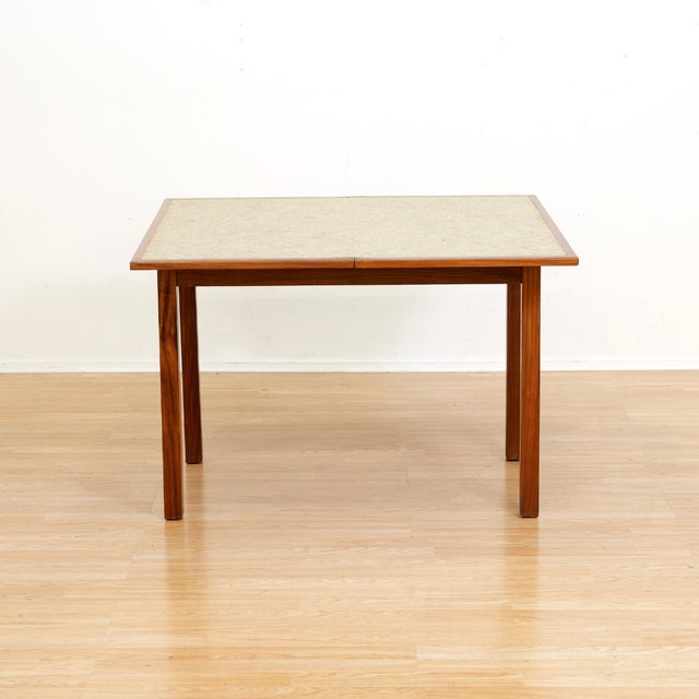 1950s Mid Century Folding Card Table For Sale - Image 5 of 11