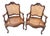 Regency Style Armchairs in Natural Wood, 1800s, Set of 2 For Sale
