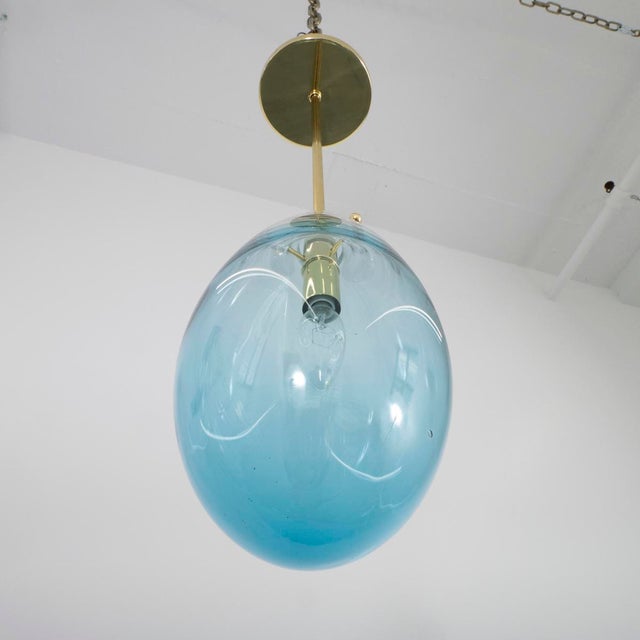2000 - 2009 Blown Murano glass pendant For Sale - Image 5 of 7