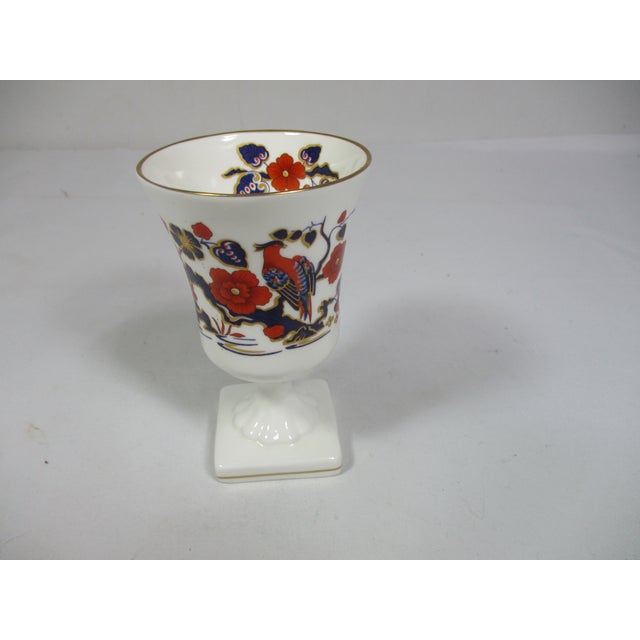 Aynsley Bird of Paradise Stemmed Vase For Sale - Image 9 of 9