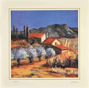 After Nicholas Verrall, Landscape, Lithograph, Late 20th Century
