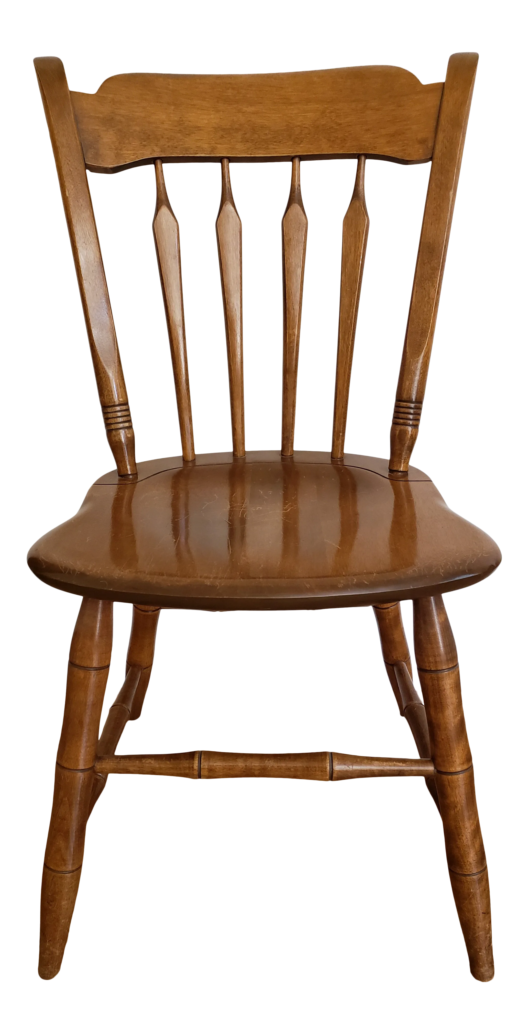 Vintage Ethan Allen Heirloom Collection Maple Windsor Chair in