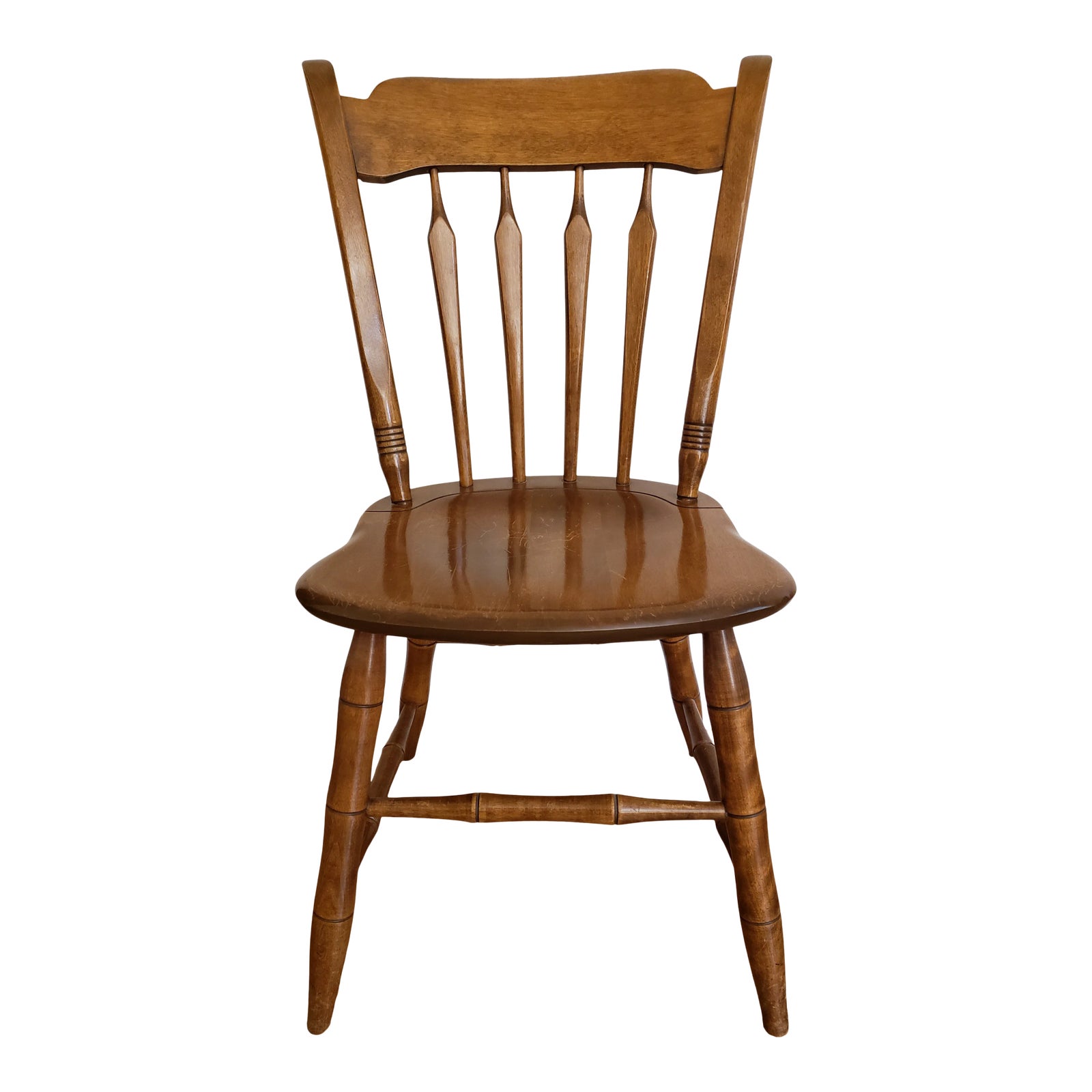 Vintage Ethan Allen Heirloom Collection Maple Windsor Chair in Classic