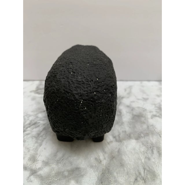 Vintage Whimsical Black Sheep Decor Figure For Sale In Sacramento - Image 6 of 6