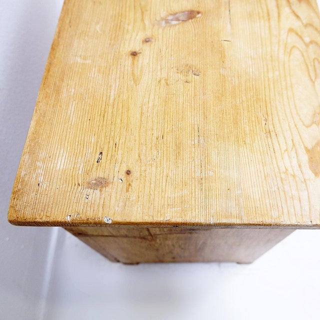 Small Vintage Chest of Drawers in Wood, 1950s For Sale - Image 10 of 14