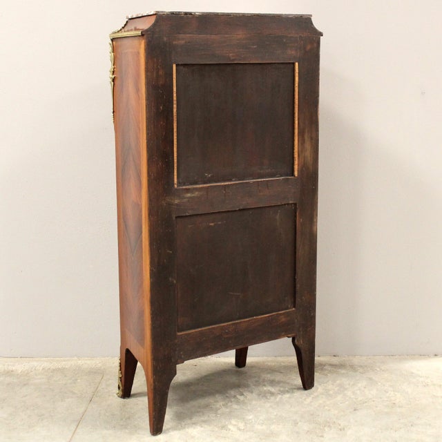 Metal Antique Napoleon III Secretaire, 1800s For Sale - Image 7 of 18