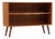 Mid-Century Teak Bookcase with 2 Shelves For Sale