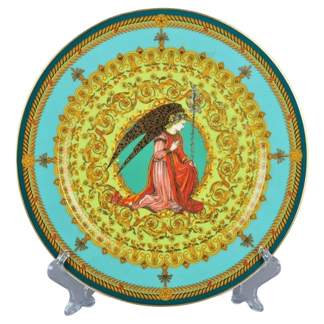 Versace for Rosenthal Lange Gabriel Plate, 1996 20th Century For Sale